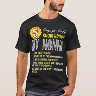 5 Sak du ska veta om min nuna-solros T Shirt