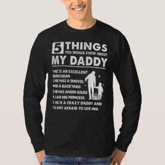 5 Sak du ska veta om Min pappa Far Da T Shirt