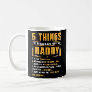 5 Sak du ska veta om Min pappa Far Kaffemugg
