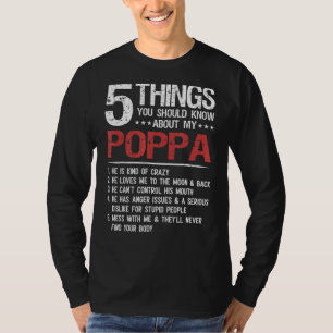 5 Sak du ska veta om min Poppa Far D T Shirt