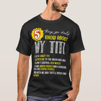 5 Sak du ska veta om min titer-solros T Shirt