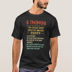 5 Sak ska du veta om min diskett Far D T Shirt