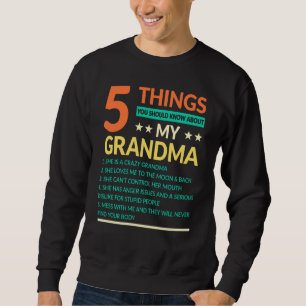 5 Sak ska du veta om min mormor Mamma re Lång Ärmad Tröja