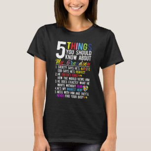 5 saker du bör veta om min sonson Autism T Shirt