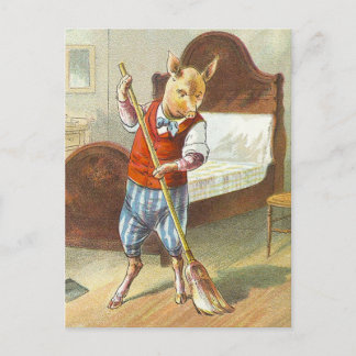 5 små grisar: Gris Vykort