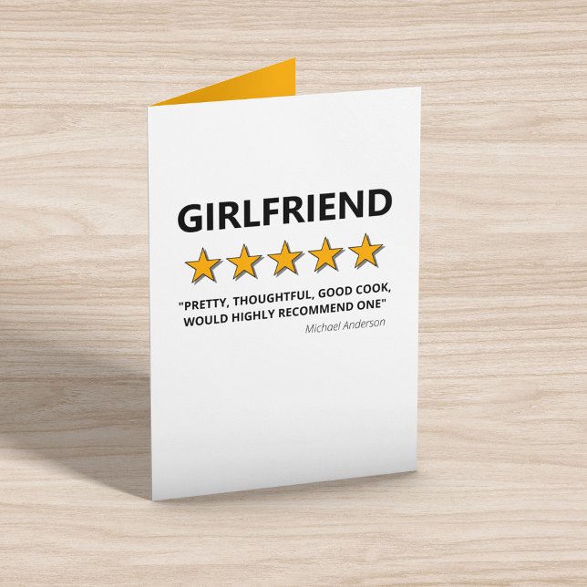 5 Star Girlkompis Funny Valentines day Helgkort (Skapare uppladdad)