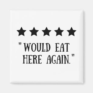 5 Star Kökscook Cook Cooking Rating Review Magnet