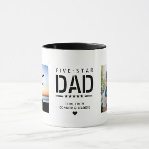 5 STAR PAPPA Modern Coola 2 Foto Fars dag Mugg