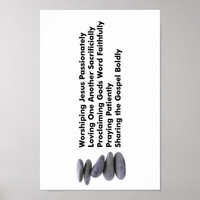 5 stenar Poster (Framsidan)