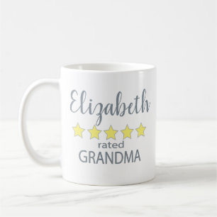 5-stjärnig mormor kaffemugg