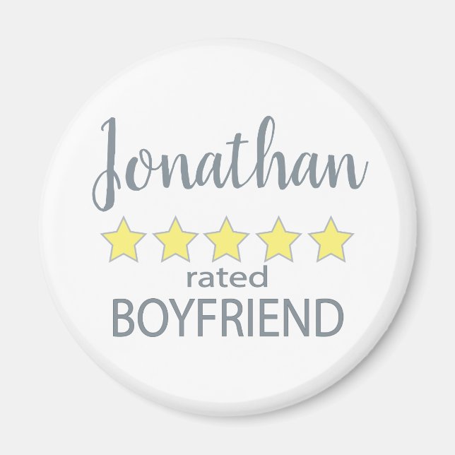 5-stjärnig pojkvän magnet (Framsidan)
