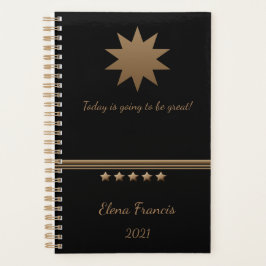 5 stjärnor Brushed Guld Black Professionell Busine