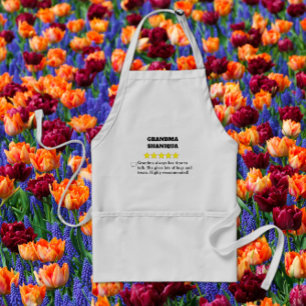 5 stjärnor Grandma Review Vuxen Apron Förkläde
