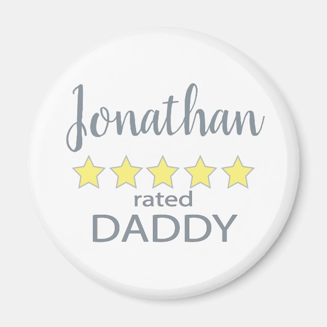 5 stjärnor, pappa magnet (Framsidan)