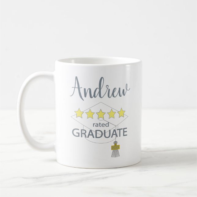 5 stjärnor Student Kaffemugg (Vänster)