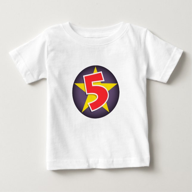 5 stjärnor T-Shirt (Framsida)