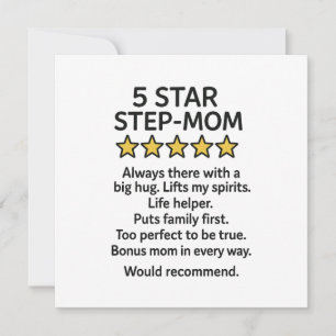 5 stjärnors styvmamma kort