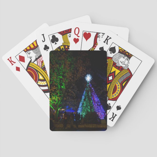 5 Story Sdc Träd Night Spel Kort (Baksidan)