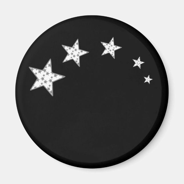 5 Superstjärnor Magnet (Framsidan)