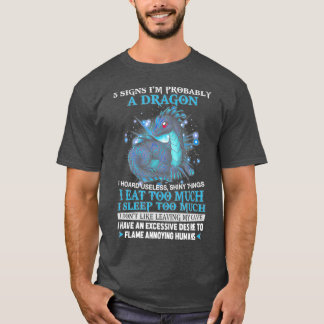 5 Tecken Im förmodligen A Dragon T Shirt