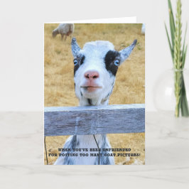 5-tums x7-mappat kort || Unfriended Goat