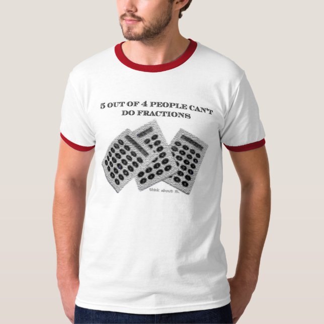 5 ut ur 4 folk t-shirt (Framsida)