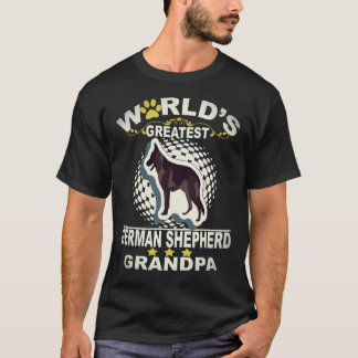 5 Världens Bästa Tyska Herde Pappa Tysk T Shirt