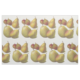 5 vintagepears illustrerade textilen tyg