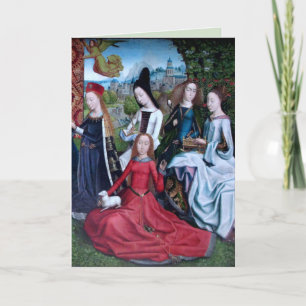 5 Virgin Martyrs in a Garden (Höger hälften: M 070 Kort