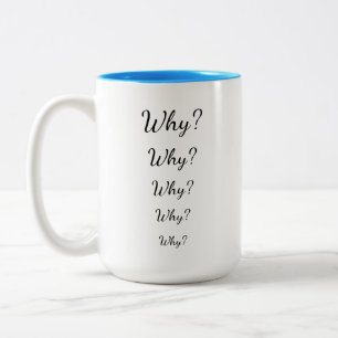 5 Whys av UX Två-Tonad Mugg