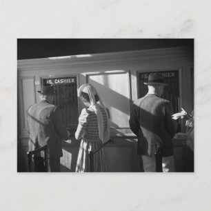 $5 Window, Hialeah Park, 1939 Vykort