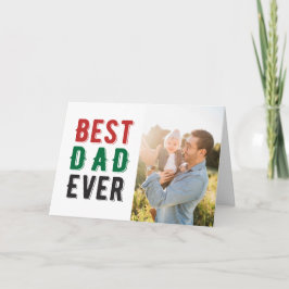5"x7" "Bästa pappa någonsin" fadersdags-kort Kort
