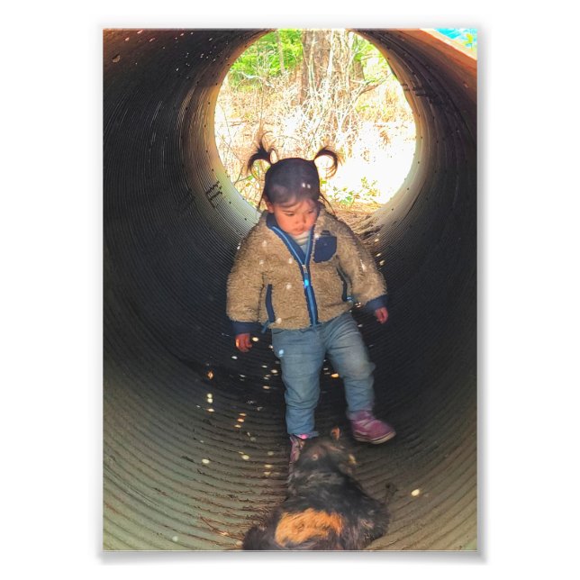 5"x7" fotoutskrift || Quinn-Kattunge-Culvert Fototryck (Framsidan)