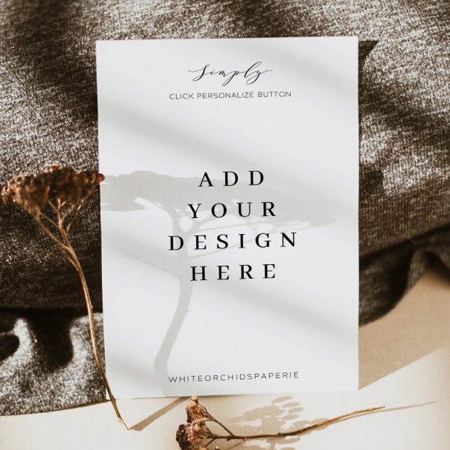 5"x7" Inbjudningsutskrift Inbjudningar (Skapare uppladdad)