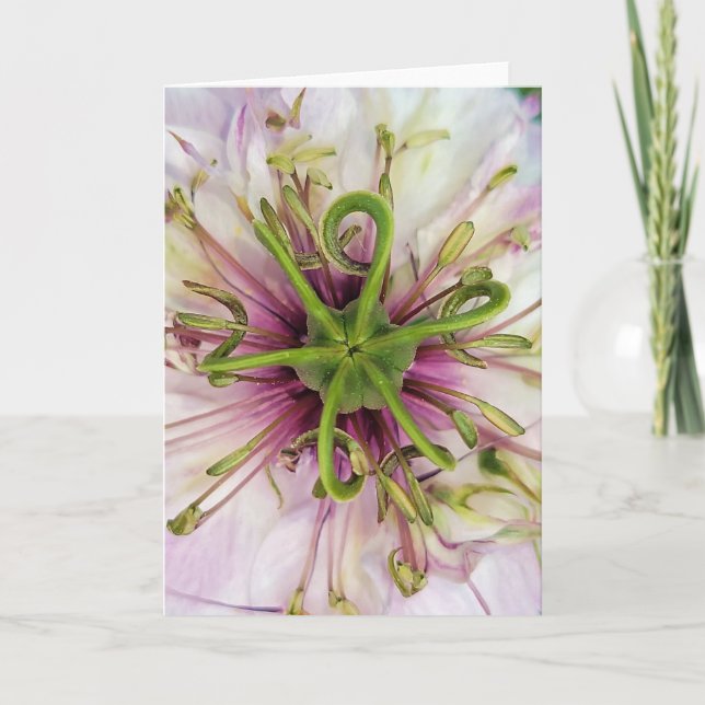 5"x7"-mappat kort|| Kärlek-i-A-Mist Kort (Framsida)