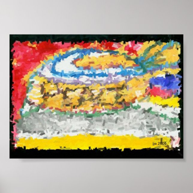 5"x7" = PEACE-Poster skapat 2006 Poster (Framsidan)
