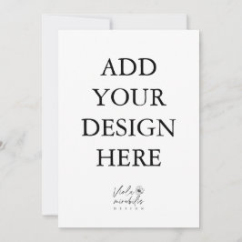 5"x7" Porträttkort Tryckning Inbjudningar