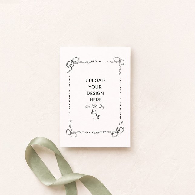 5 x 3.5" Portrait Enclosure Card Tilläggskort (Skapare uppladdad)