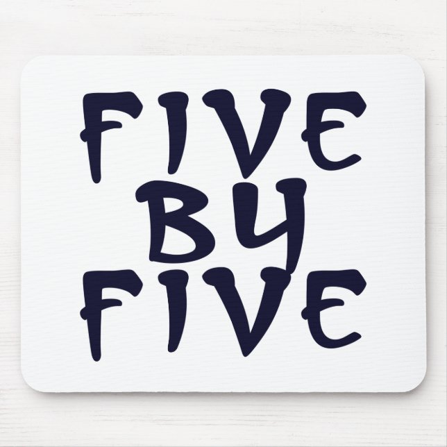 5 x 5 musmatta (Framsidan)