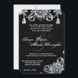 5 x 7 Diamond Jewelry Necklace Wedding bjudande Inbjudningar<br><div class="desc">Den här 5 x 7-dimensionerade, vackra bröllopsinbjudan är både elegant och chic. Den är tryckt på elegant 90lb linens täckvikt papper har en vacker texturisk yta av präglat linjer. Perfekt för dina mest formella inbjudningar och händelsemeddelanden. Dessa komar med vita standardkuvert. Vi har en hel rad som ägnas åt den...</div>