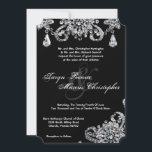 5 x 7 Diamond Jewelry Necklace Wedding bjudande Inbjudningar<br><div class="desc">Den här 5 x 7-dimensionerade, vackra bröllopsinbjudan är både elegant och chic. Den är tryckt på elegant 90lb linens täckvikt papper har en vacker texturisk yta av präglat linjer. Perfekt för dina mest formella inbjudningar och händelsemeddelanden. Dessa komar med vita standardkuvert. Vi har en hel rad som ägnas åt den...</div>