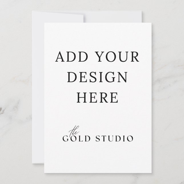 5 x 7 Dubbelsidig Inbjudningsmall Porträtt Inbjudningar (Framsida)