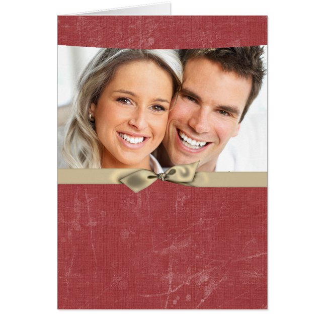 5 x 7-fotojulkort hälsningskort (Framsidan)