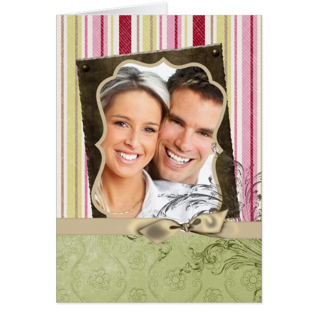 5 x 7-fotojulkort hälsningskort (Framsidan)