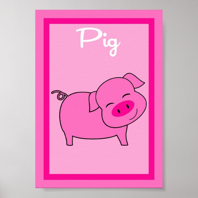 5 x 7 Gris Barn Yard Girls Wall Art Poster (Framsidan)