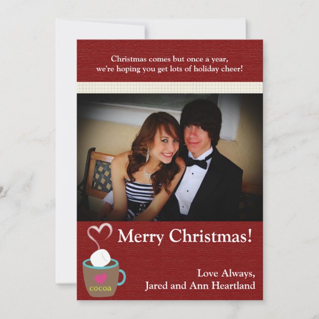 5 x 7 Hett Kopp i Coco-inbjudan Inbjudningar (Framsida)