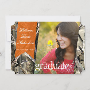 5 x 7 Hunters Camo Camouflage Senior-meddelande Meddelande
