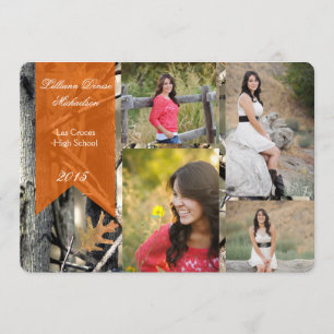 5 x 7 Hunters Camo Camouflage Senior-meddelande Meddelande