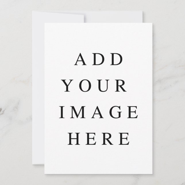 5 x 7 i ANPASSNINGSBAR Inbjudningar (Framsida)