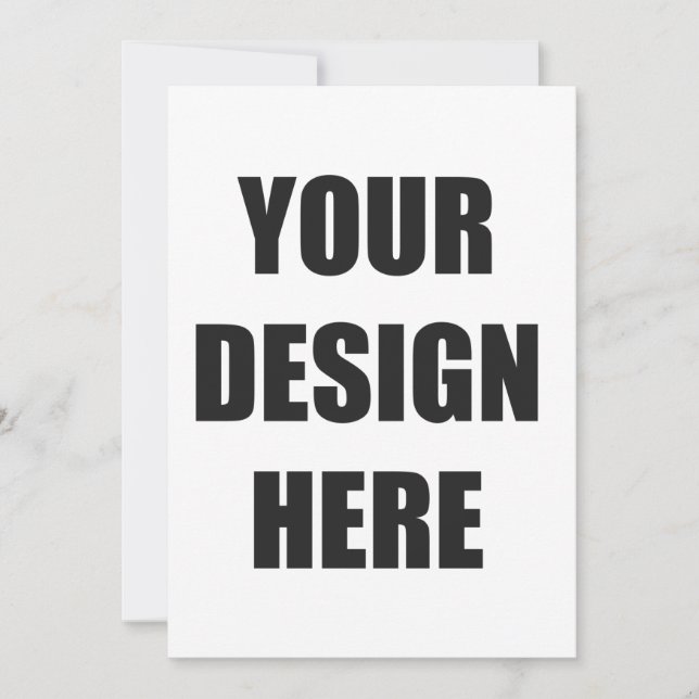 5 x 7 inbjudan att skriva ut anpassad design (Framsida)